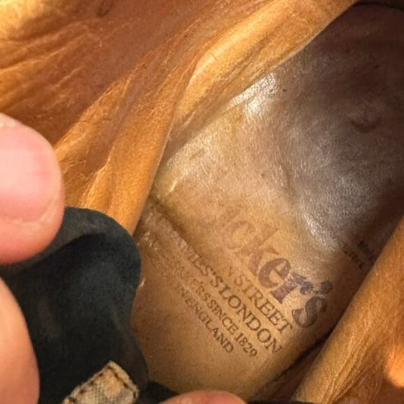 NEW HEELS Tricker's Men's Burford Country Boot Triple Black Calf UK 6 / US 7.5 - Picture 11 of 14